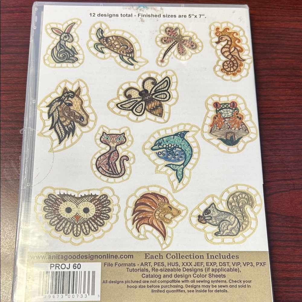 Cutwork Inlays Project Kit - Cream - Picture 3 of 3